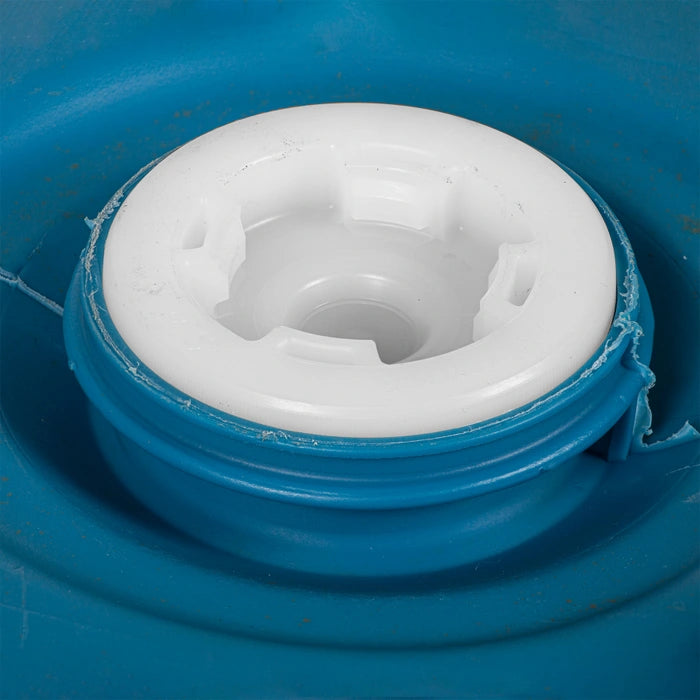 Drum | Poly | Closed Top | Used | 55G | Blue | Non UN Rated