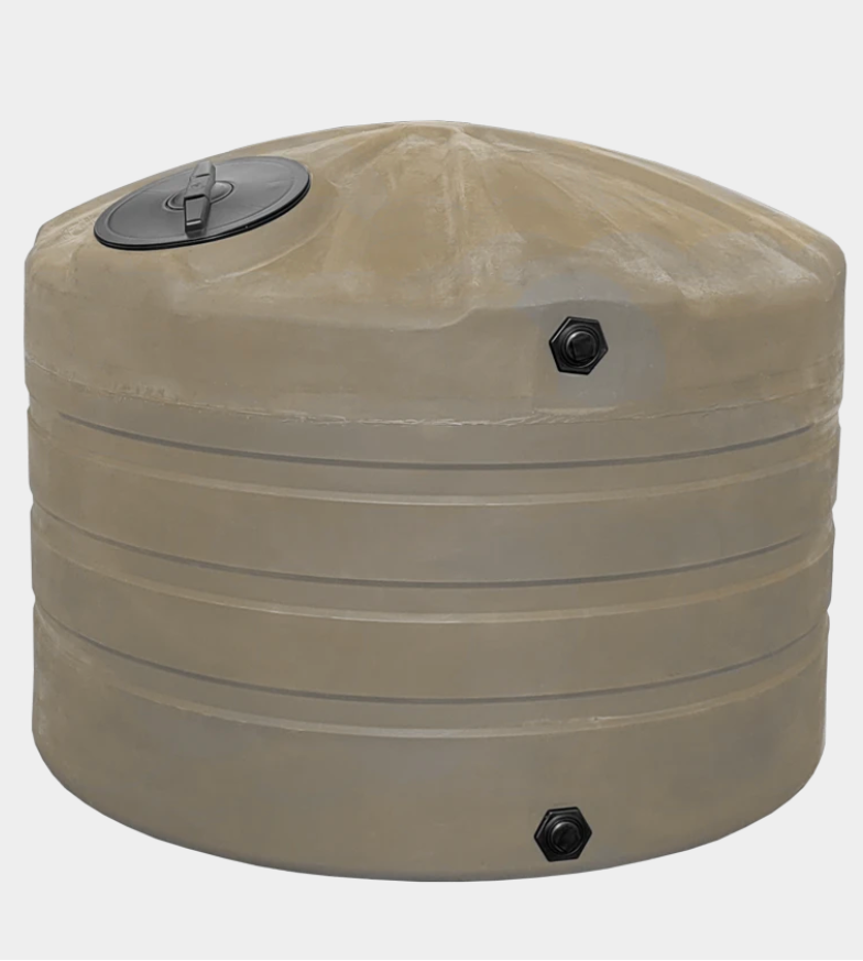 Rain Tank | Poly | New | Round Tall | 730G | Mocha