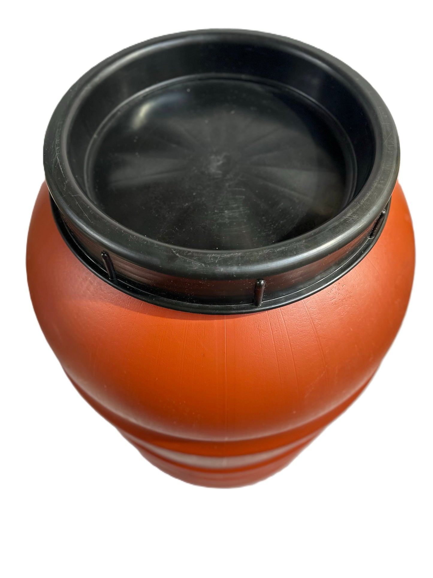 Drum | Poly | Open Top (Screw) | Used | 58G | Terra Cotta | Non UN Rated