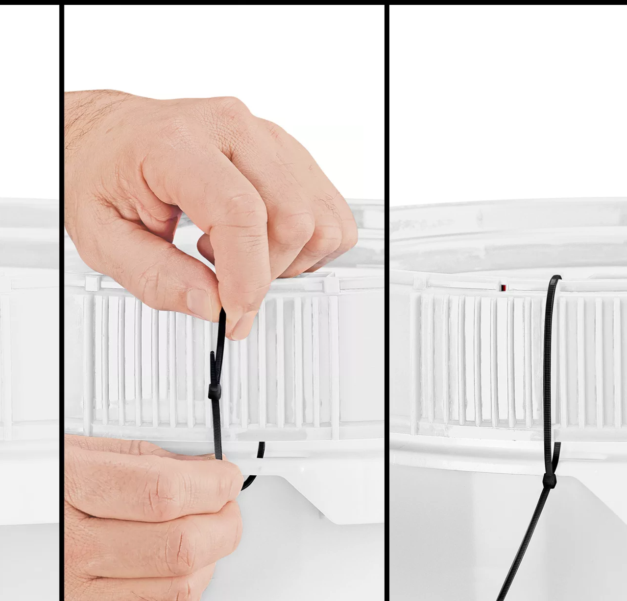 Bucket | Poly | Open Top (Screw) | New | 5G | White | UN Rated