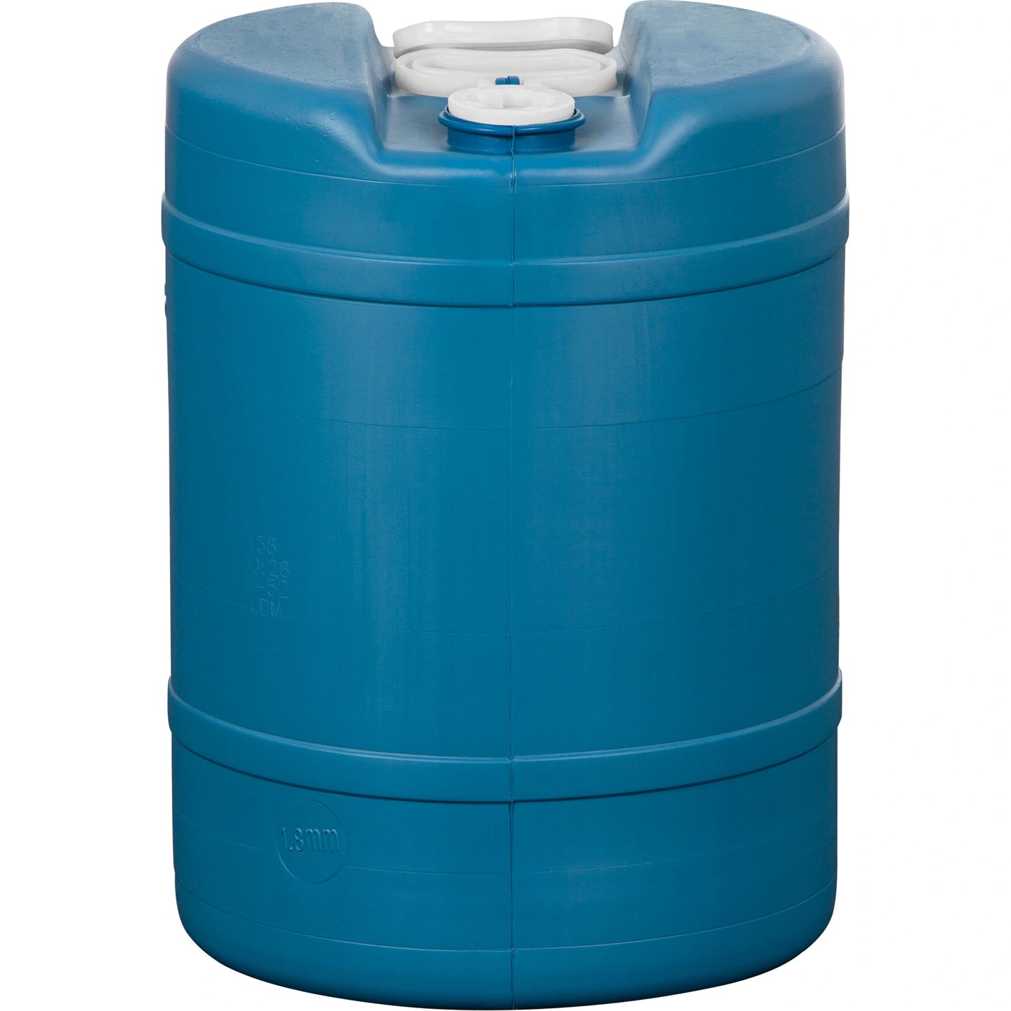 Drum | Poly | Closed Top | New | 15G | Blue | UN Rated