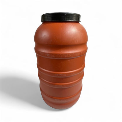 Drum | Poly | Open Top (Screw) | Used | 58G | Terra Cotta | Non UN Rated