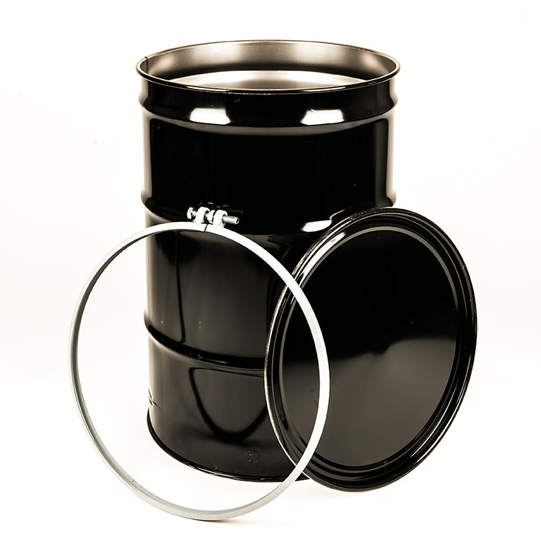 Drum | Metal | Open Top | Reconditioned | 55G | Black | UN Rated